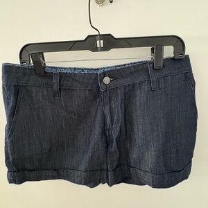 PAIGE Dark Blue Jean Shorts - sz 28 like new